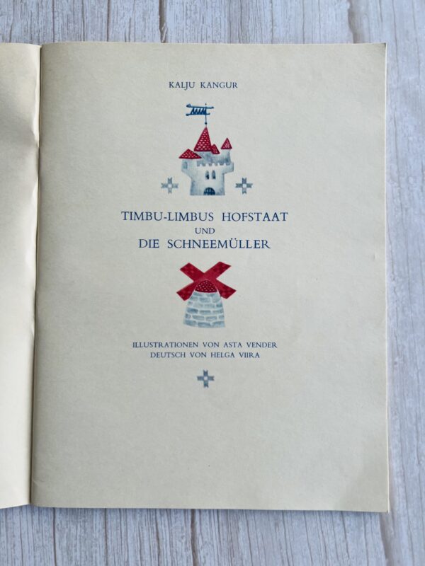 Timbu-Limbus Hofstaat und die Schneemüller (Estnische Ausgabe 1972)