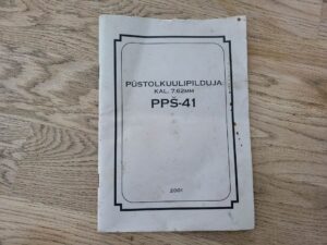 Püstolkuulipilduja Kal. 7,62mm PPS-41