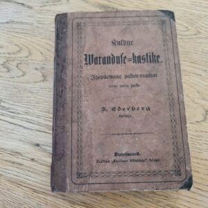 100662345 Kuldne warandusekastike . 1888