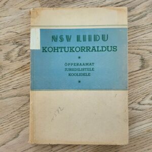 100865024 NSV Liidu kohtukorraldus Õpperaamat juriidilistele koolidele