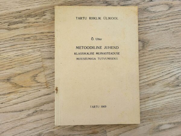 Metoodiline juhend Klassikalise Muinasteaduse Muuseumiga tut