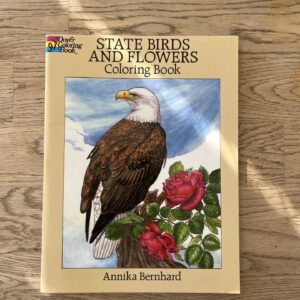 State Birds and Flowers colouring book