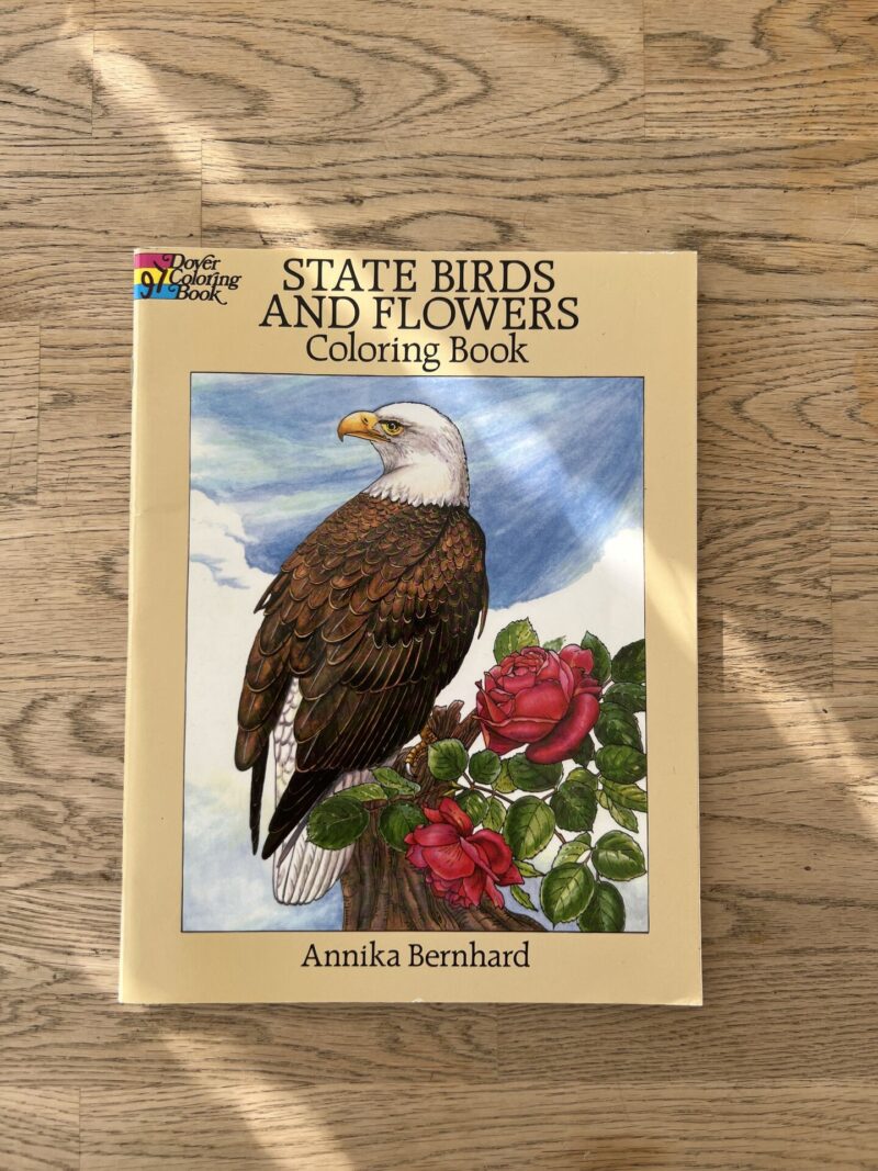 State Birds and Flowers colouring book