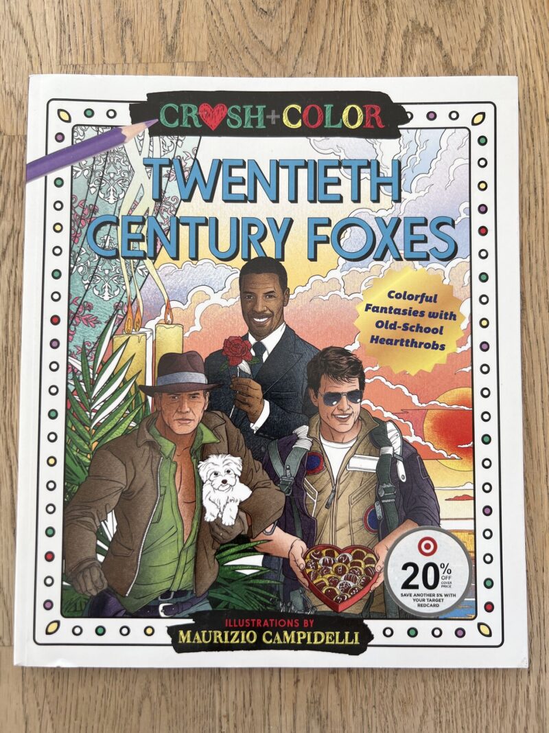 101110351 Twentieth Century Foxes colouring book