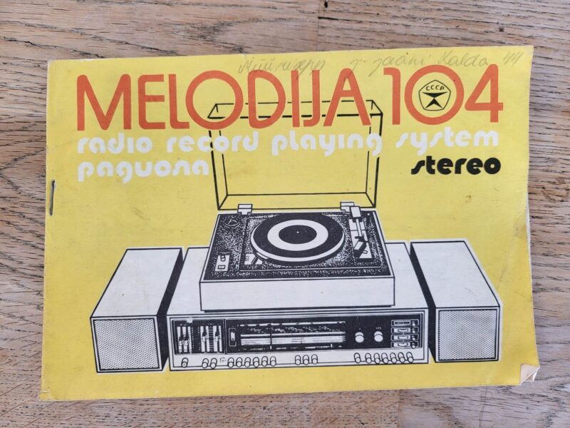 101506472 Meloodija 104 instruktsioon
