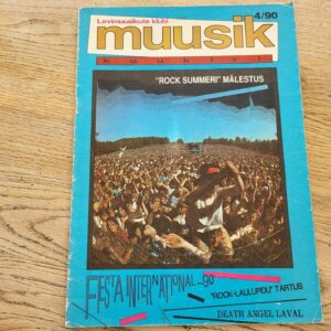 Levimuusikute klubi kuukiri Muusik 1990