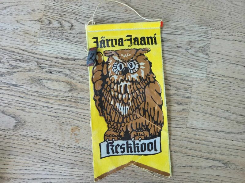 Järva-Jaani Keskkool märk ja vimpel