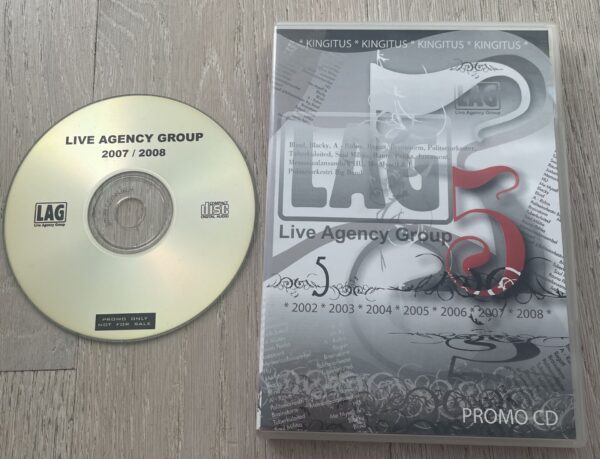 LAG - Live Agency Group 2007/2008 PROMO CD ERINEVAD EESTI ESITAJAD