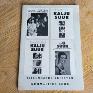 Isikunimede register + kummalised lood . Noppeid kultuurikih