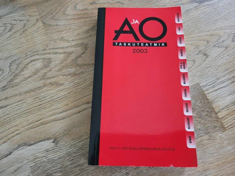 A ja O taskuteatmik 2003