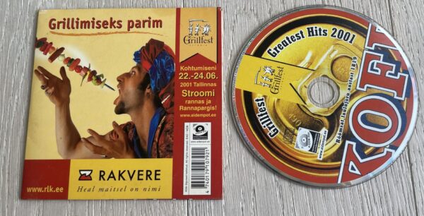 Grillfest Greatest Hits 2001 Grillimiseks parim CD