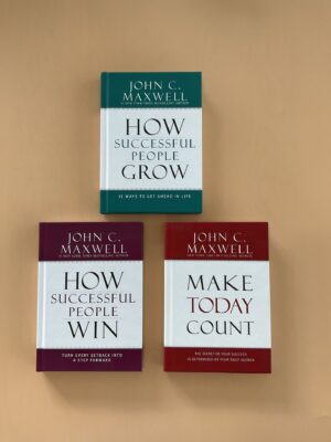 3 books - John C Maxwell - Make Today Count etc