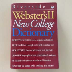Websters II New College Dictionary