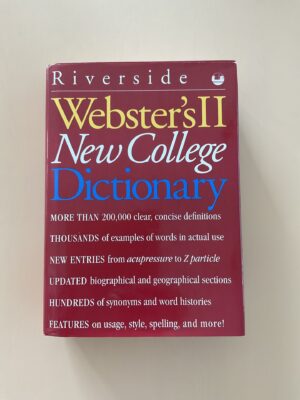 Websters II New College Dictionary