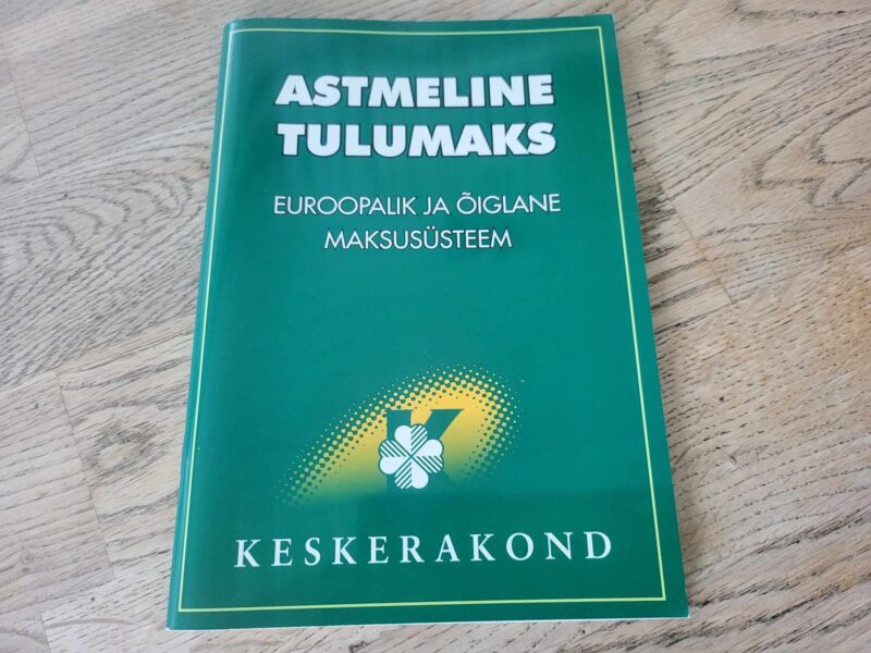 Astmeline tulumaks  Keskerakond Edgar Savisaare autogrammiga