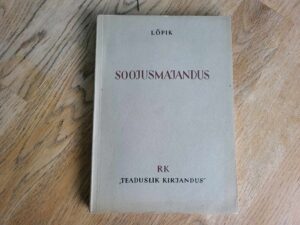 Soojusmajandus . I. Öpik