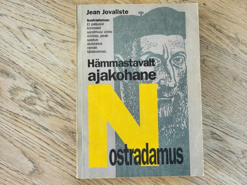 105275697 Hämmastavalt ajakohane Nostradamus . Jean Jovaliste