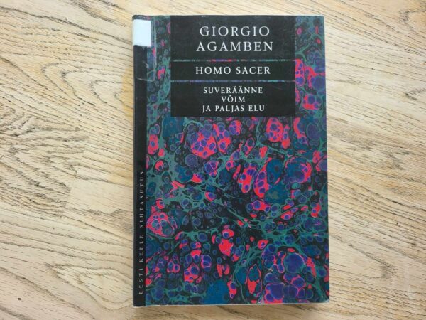 Homo sacer . Giorgio Agamben
