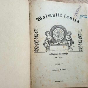 Waimulik laulja IX anne 1921