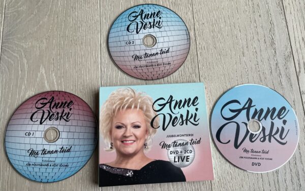 Anne Veski Ma Tänan Teid DVD + 2CD