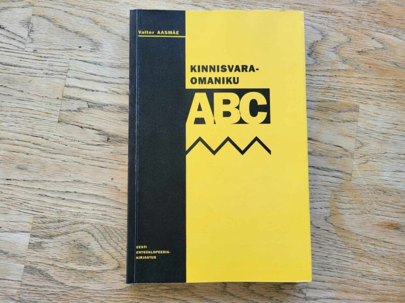 106492369 Kinnisvaraomaniku ABC . Valter Aasmäe