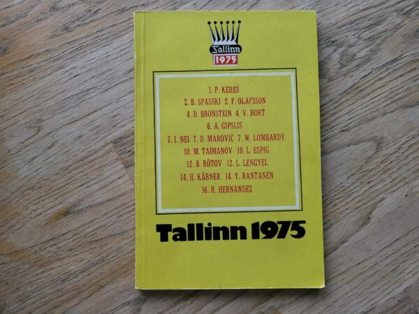 Tallinn 1975 Turniiriraamat Koostanud Jüri Randviir