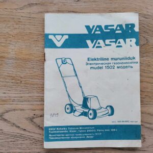 Vasar Elektriline muruniiduk 1502 instruktsioon