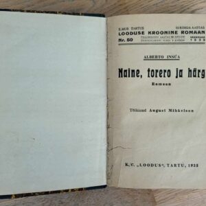 Naine toreero ja härg .  Alberto Insua 1933