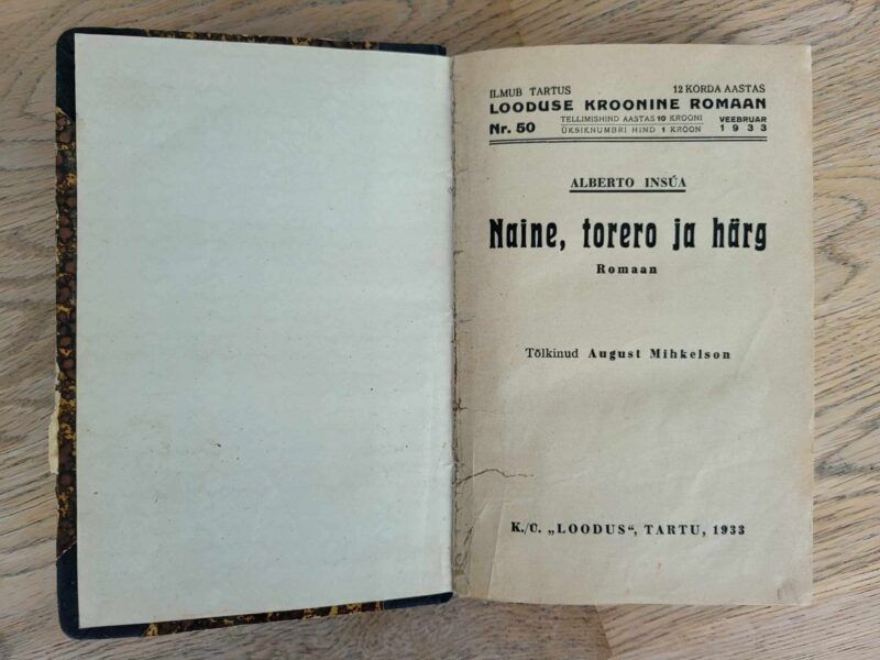 107201794 Naine toreero ja härg . Alberto Insua 1933