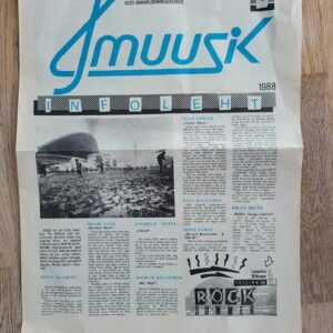 Levimuusikute klubi kuukiri Muusik 1988 5