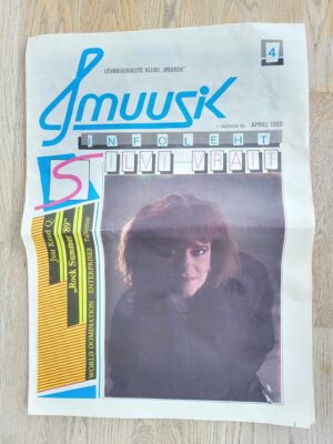 Levimuusikute klubi kuukiri Muusik 1989 4 Silvi Vrait