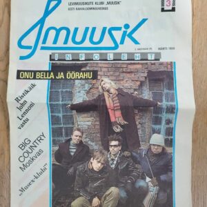 Levimuusikute klubi kuukiri Muusik 1989 3 Onu Bella