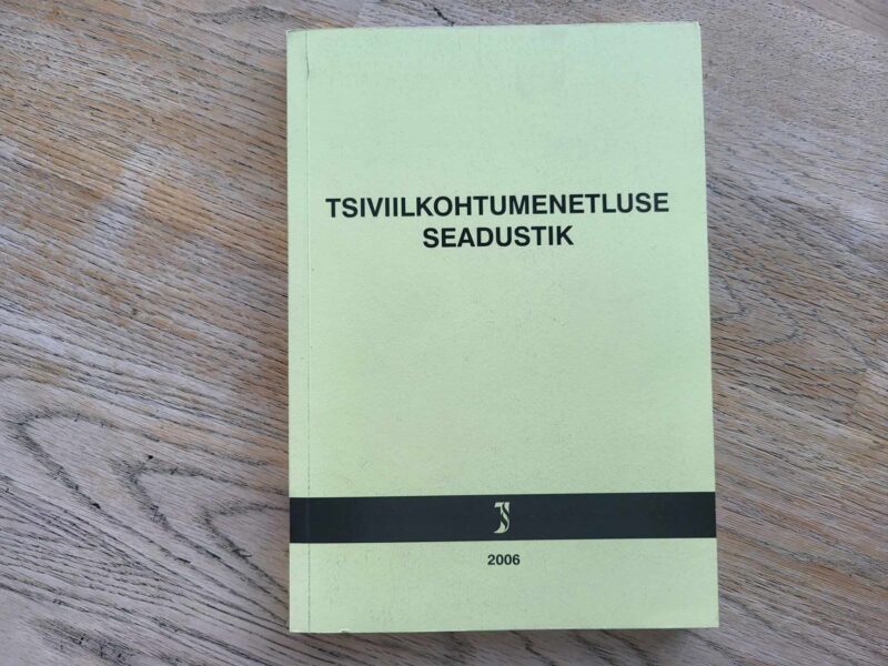 107301139 Tsiviilkohtumenetluse seadustik