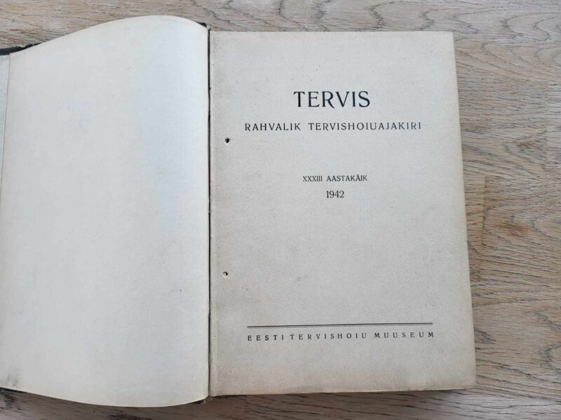 107304426 Tervis Rahvalik Tervishoiuajakiri 1942 aastakäik