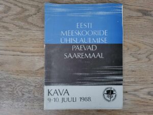 Eesti meeskooride ühislaulmise päevad Saaremaal
