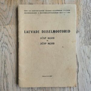 Laevade diiselmootorid 1CSP 10,5/13 ja 2CSP 10,5/13