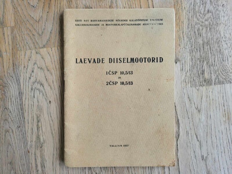 107719418 Laevade diiselmootorid 1CSP 10,5/13 ja 2CSP 10,5/13