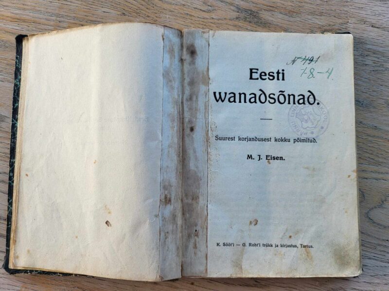 107765507 Eesti wanadsõnad . 1914 ja Lasteleht 1901 I aastakäik