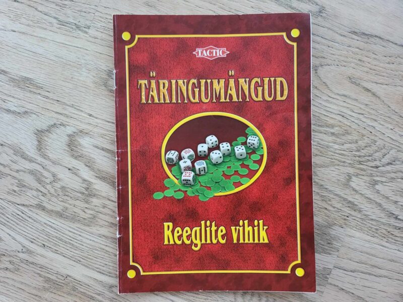 108021817 Täringumängud Reeglite vihik