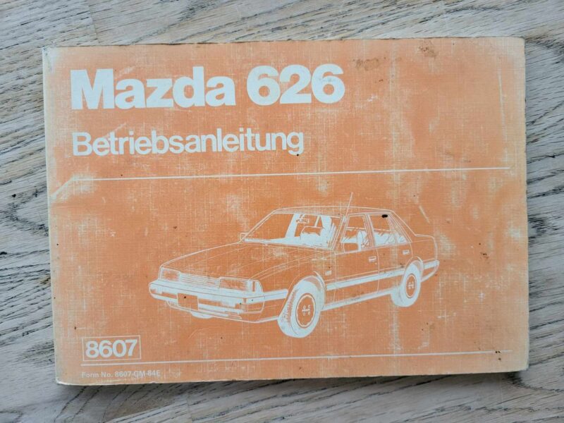 108207789 Mazda 626 käsiraamat