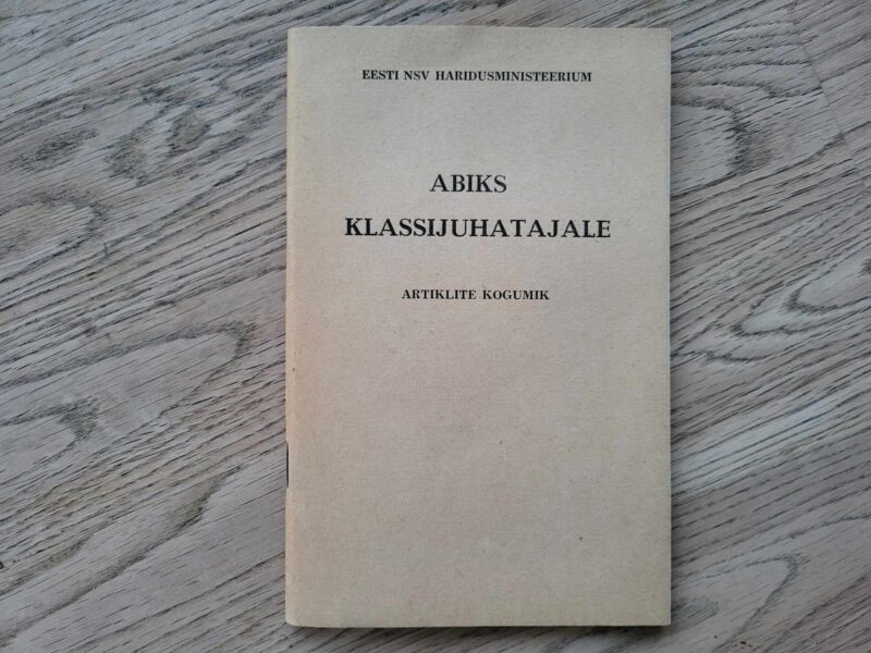 108364620 Abiks klassijuhatajale