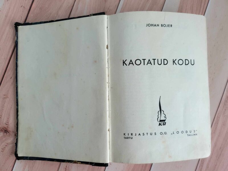 108423083 Kaotatud kodu . Johan Bojer 1939