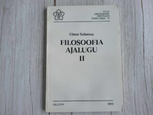Filosoofia ajalugu II . Elmar Salumaa