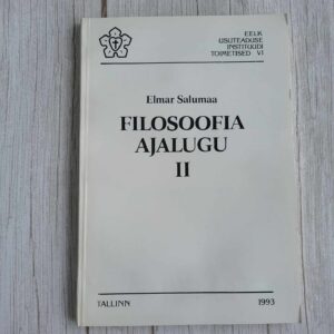 Filosoofia ajalugu II . Elmar Salumaa