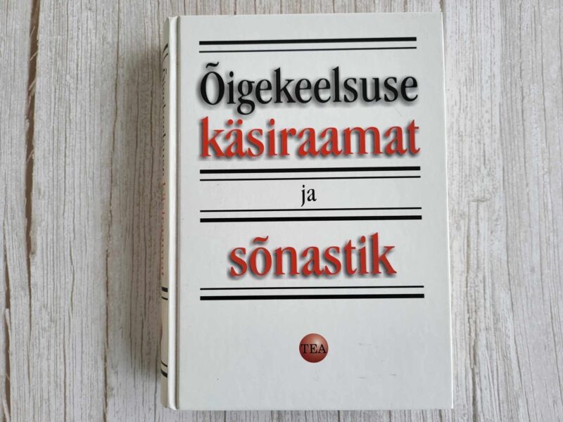 108681299 Õigekeelsuse käsiraamat ja sõnastik