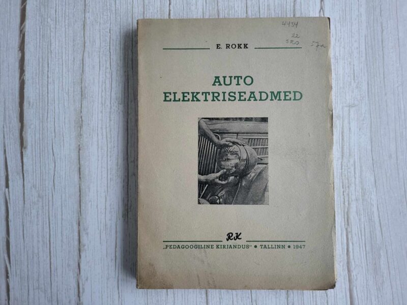 108718980 Auto elektriseadmed . Edmund Rokk . 1947
