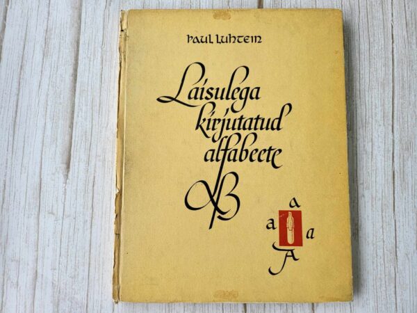 Laisulega kirjutatud alfabeete . Paul Luhtein