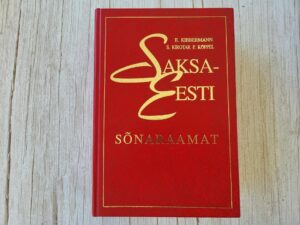 Saksa-eesti sõnaraamat. Deutsch-estnisches Wörterbuch