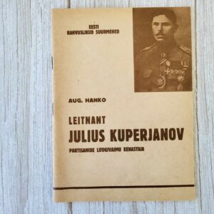 109742393 Leitnant Julius Kuperjanov . August Hanko