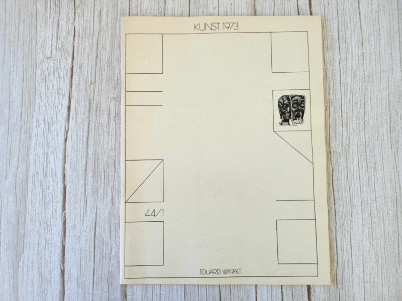 109743518 Kunst 1973/01 (44) Eduard Wiiralt Kujutava ja tarbekunst